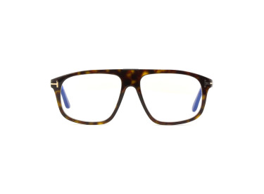 Tom Ford FT5901-B 052 Dark Havana/Clear Blue Light Block 55mm