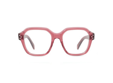 Celine CL50096I 074 Shiny Transparent Terracotta 52mm