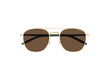 Montblanc MB0271S 004 Gold/Nicotine
