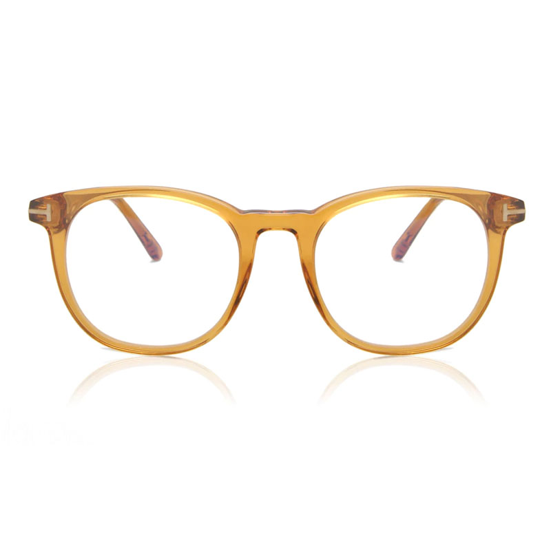 Tom Ford FT5754-B Round Eyeglasses