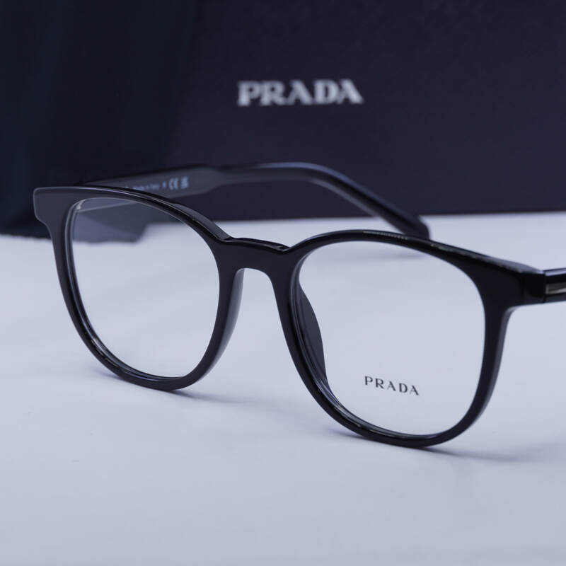 Prada PRA15V Round Eyeglasses