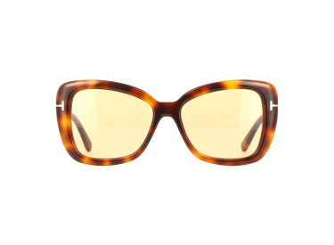 Tom Ford FT1008 53E Shiny Blonde Havana/Photochromic Peach