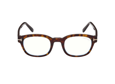 Tom Ford FT5808-B 052 Dark Havana Blue Light Block 49mm