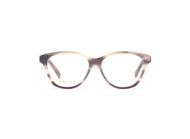 Gucci GG0456O 005 Grey Horn/Gold 53mm