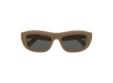 Bottega Veneta BV1326S 003 Shiny Brown/Grey