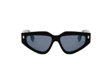 Fendi FE40163U 01V Shiny Black/Blue