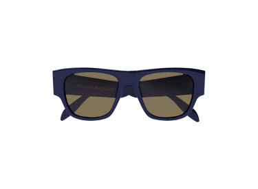 Alexander McQueen AM0328S 004 Blue/Brown