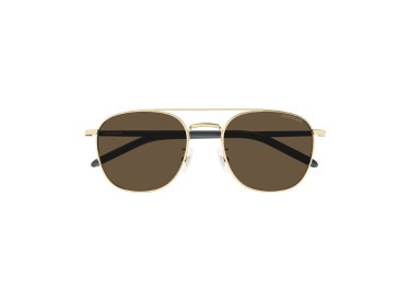 Montblanc MB0271S 009 Gold/Nicotine