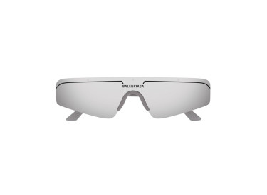 Balenciaga BB0003S 011 Grey/Silver Mirror