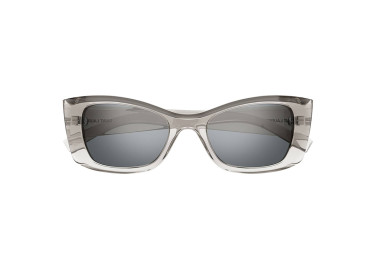 Saint Laurent SL593 003 Beige/Silver Mirror