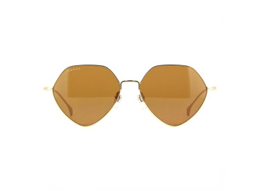 Gucci GG1182S 002 Shiny Gold/Brown