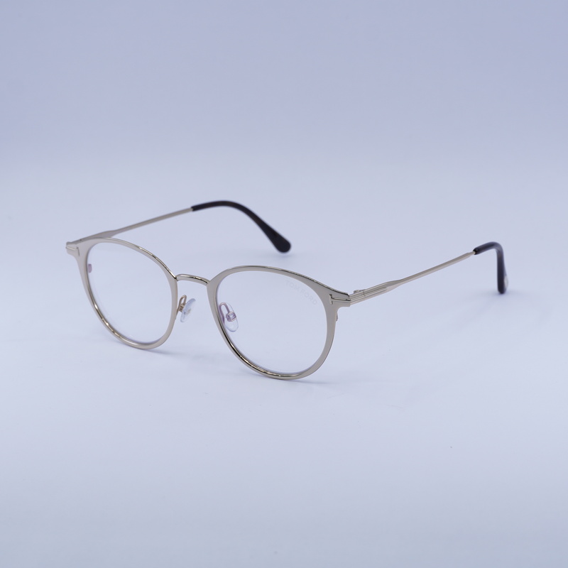 Tom Ford FT5528-B Round Eyeglasses
