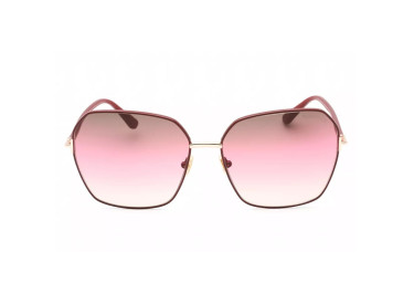 Tom Ford FT0839 69F Gold/Shiny Bordeaux/Brown to Pink Gradient