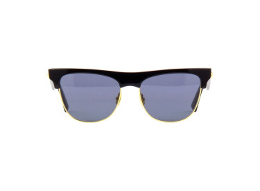 Bottega Veneta BV1003S 001 Shiny Black/Gold/Grey