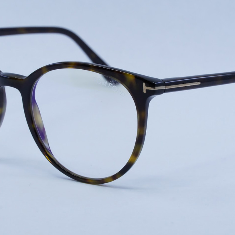 Tom Ford FT5575-B/V Round Eyeglasses