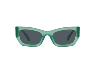 Miu Miu MU09WS 19L09T Transparent Ivy Opal/Dark Grey