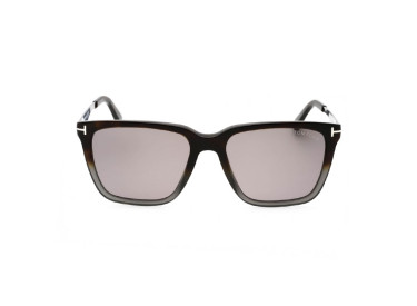 Tom Ford FT0862 56C Havana Gray/Palladium/Smoke Mirror