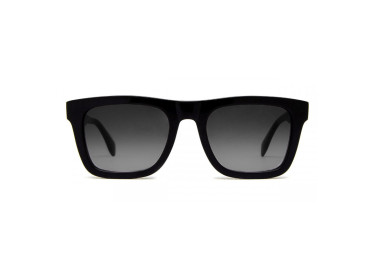 Alexander McQueen AM0301S 001 Shiny Black/Grey Gradient