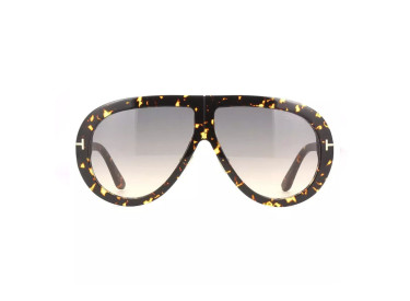 Tom Ford FT0836 52B Dark Havana/Gradient Smoke to Yellow
