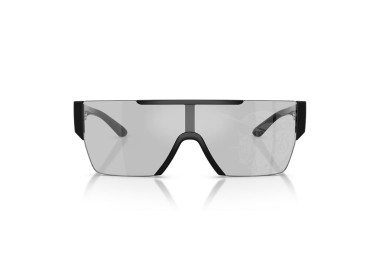 Burberry BE4291 3001/69 Shiny Black/Light Grey Tampo Silver Mirror