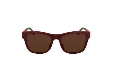 Lacoste L6043S 601 Matte Burgundy/Orange Mirror