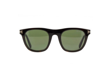 Tom Ford FT5895-B 052 Dark HavanaClear Blue Light Block with Magnetic Clip-On 51mm