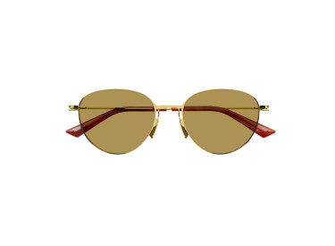 Bottega Veneta BV1268S 004 Gold/Brown