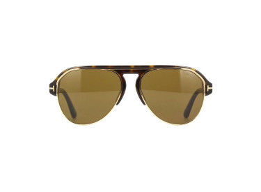 Tom Ford FT0929 52J Shiny Dark Havana with Gold/Roviex