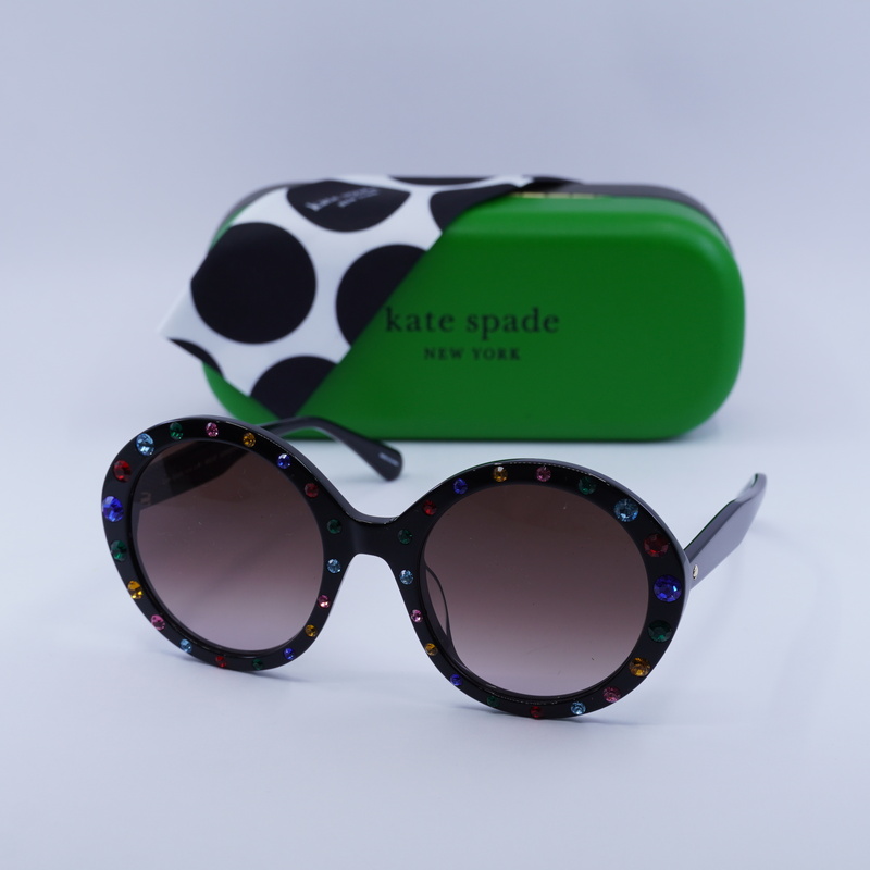 Kate Spade ZYA/G/S/STRASS Round Sunglasses