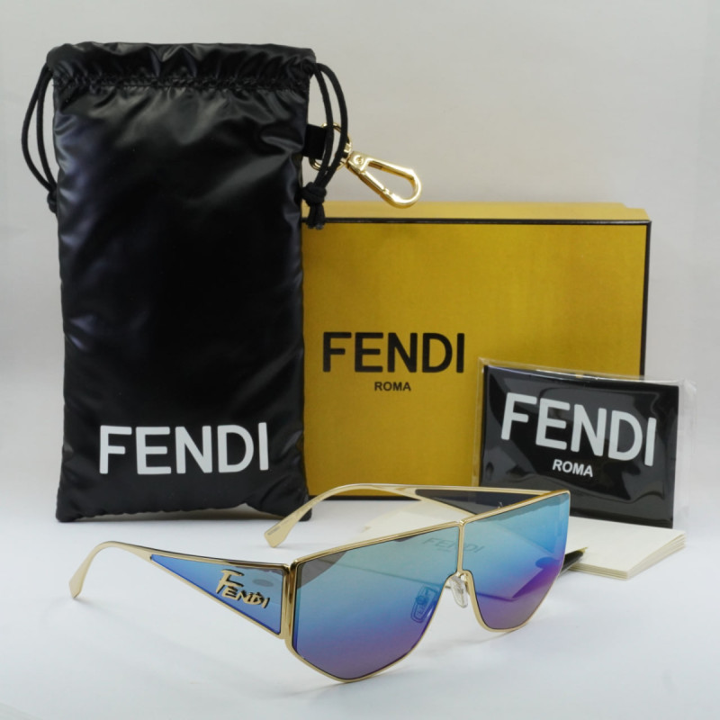 Fendi FE40051U Shield Sunglasses