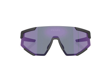 Prada Sport PS04WS DG070A Black Rubber/Dark Blue Mirror Violet