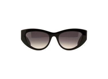 Alexander McQueen AM0377S 001 Shiny Black/Grey Gradient