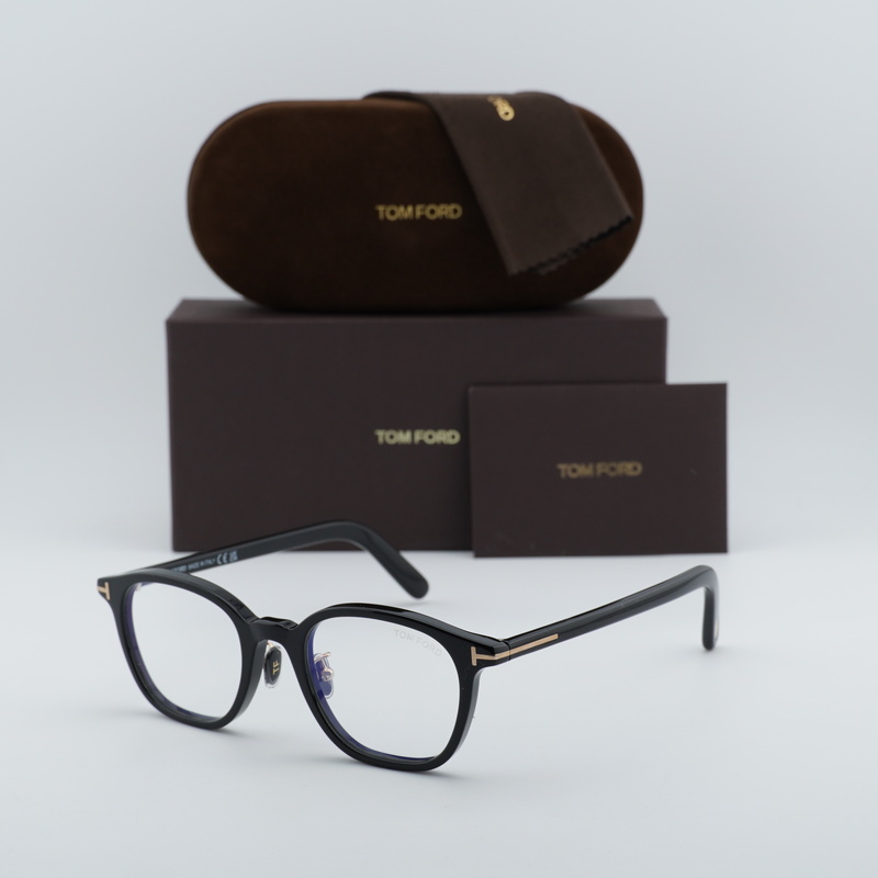Tom Ford FT5858-D-B Round Eyeglasses