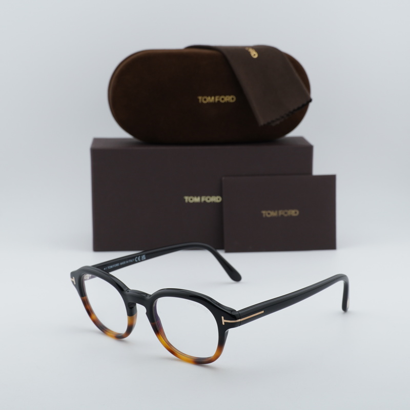 Tom Ford FT5871-B Round Eyeglasses