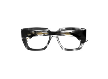 Bottega Veneta BV1032O 008 Shiny Transparent and Black Spotted Havana 52mm