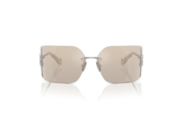 Miu Miu MU54YS 1BC10F Silver/Pale Gold Mirror