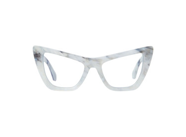 Off-White OERJ011 STYLE 11 0800 Marble/Clear Blue Light Block 52mm