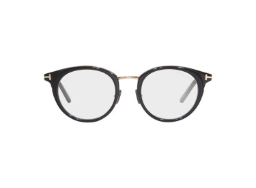 Tom Ford FT5784-D-B 001 Shiny Black/Clear Blue Light Block 48mm