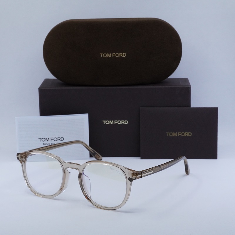 Tom Ford FT5795-K-B Round Eyeglasses
