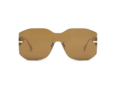 Fendi FE40067U 30E Transparent Brown/Gold/Brown