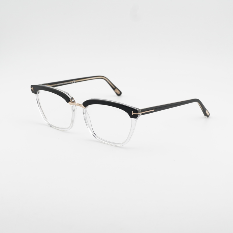 Tom Ford FT5550-B Square Eyeglasses