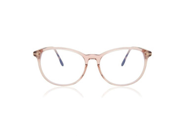 Tom Ford FT5810-B 072 Shiny Pink/Clear Blue Light Block 53mm