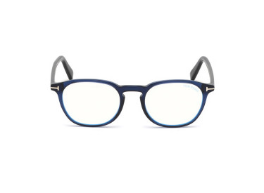 Tom Ford FT5583-B 090 Transparent Blue/Clear Blue Light Block 50mm