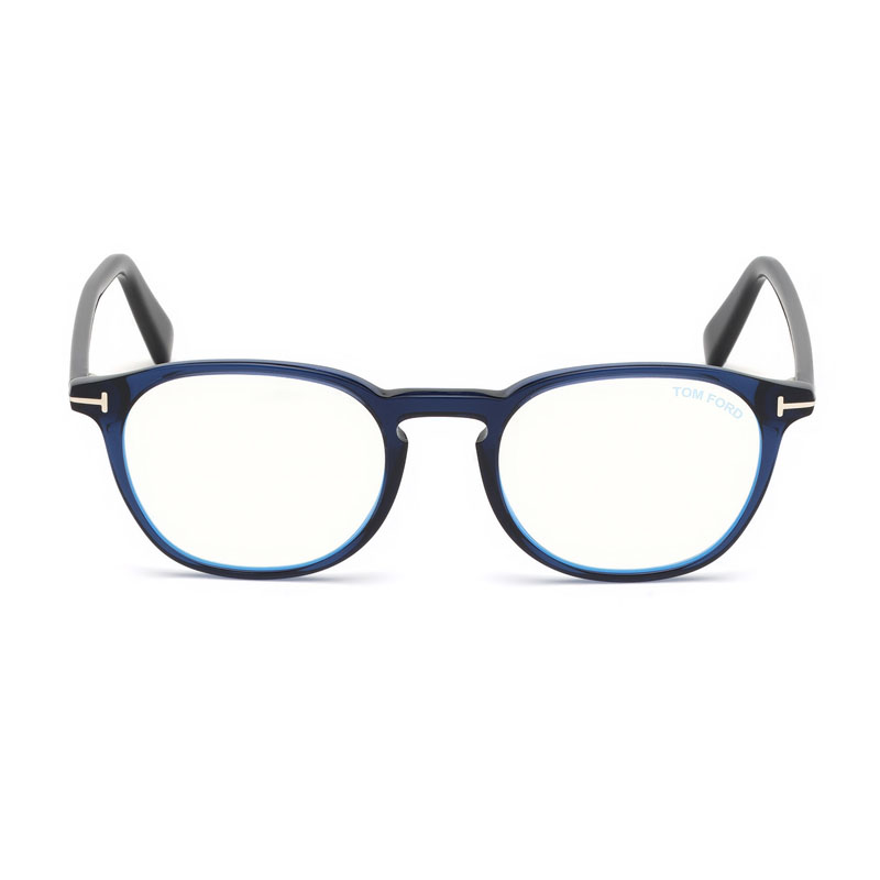 Tom Ford FT5583-B Round Eyeglasses