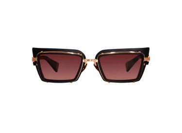 Balmain ADMIRABLE BPS-130D Matte Black/Rose Gold/Dark Rose to Light Rose Polarized AR
