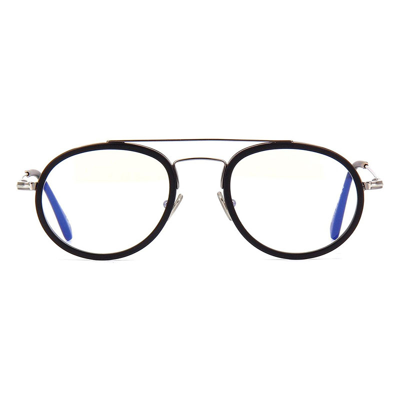 Tom Ford FT5676-B Round Eyeglasses