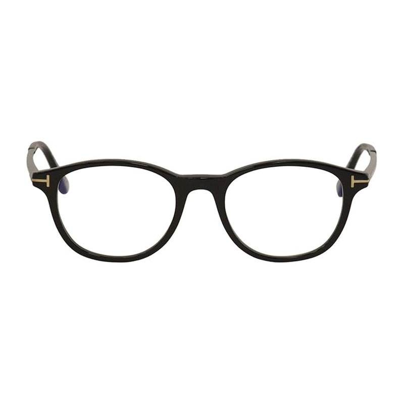 Tom Ford FT5553-B Round Eyeglasses
