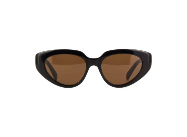 Celine CL40286I 01E Shiny Black/Brown/Brown