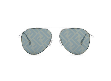 Fendi FE40061U 16X Shiny Palladium/Blue Mirror