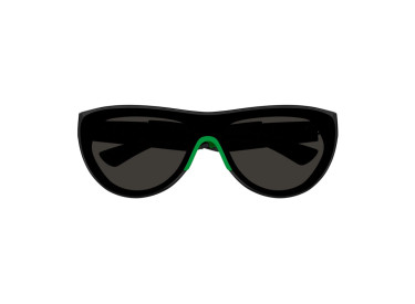 Bottega Veneta BV1234S 001 Shiny Black/Green/Grey